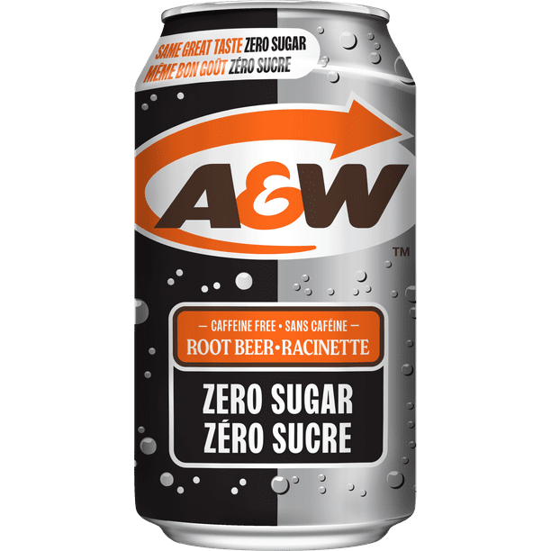 A&W Zero Sugar Root Beer® 355mL Cans, 12 Pack, 12 x 355 mL