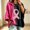 Watermelon Red, variant on Women's Breast Cancer Awareness Short Sleeve Hoodie Pink Ribbon Graphic Drawstring Oversized Hooded Pullover Top, 2XL