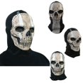 thumbnail image 2 of Máscara de esqueleto de cara completa Unisex, máscara de miedo, juego de guerra deportivo al aire libre, Cosplay de Halloween, Cráneo fantasma, Call Of Duty, látex Fivean  unisex, 2 of 2