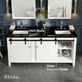 thumbnail image 4 of Eviva Dallas 72 in. White Bathroom Vanity with Absolute Black Granite Countertop, 4 of 7