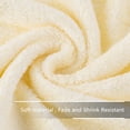 thumbnail image 2 of NC Bath Towel Set Soft Cotton Blend 2 Pack (27"x54"), Soft & Absorbent Towel Set, Beige, 2 of 5