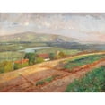 thumbnail image 3 of Marie Egner 24x19 Black Modern Framed Museum Art Print Titled - View Against the Bisamberg, 3 of 5