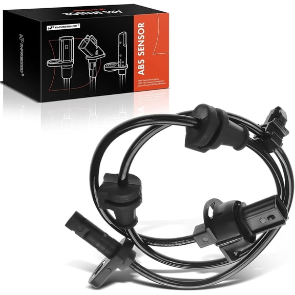 A-Premium ABS Wheel Speed Sensor Compatible with Honda Models - Fit 2015-2020, L4 1.5L, Hatchback - Front Right Passenger Side, Replace# 57450-T5R-003, 57450T5R003