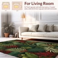 thumbnail image 2 of ODIKA 6'x9' Machine Washable Non-Slip Area Rug, Verdant Canopy Rainforest Floor Design High Traffic Rug, Green, 281766, 2 of 7