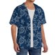 thumbnail image 2 of Balery Sea Turtle Camisa Casual de Manga Corta con Botones para Hombre, Texturizada, Estilo Cubano, para Playa, Verano-XX-Large, 2 of 5