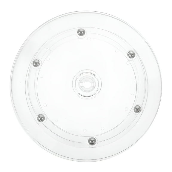 LAMIRO 6"es Practical Display Turntable Transparent Display Stand 360 Degree Rotation Turntable