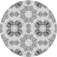 thumbnail image 1 of Ahgly Company Tapis d'Intérieur Lavables en Machine, Ronds, Gris, 6' Ronds, 1 of 7