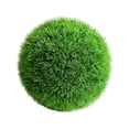 thumbnail image 2 of Bola de topiario artificial de color verde oscuro, adorno para porche, decoración de primavera y verano. 13 cm, 2 of 9
