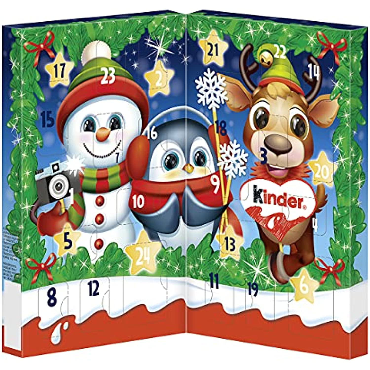 Kinder MAXI MIX Advent calendar CHRISTMAS 2023 countdown 1ct. -XL
