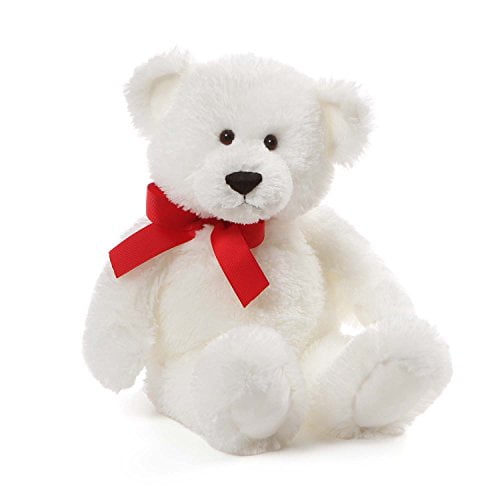 white stuffed teddy bear