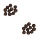 thumbnail image 1 of Bewildely Paquete de 10 bolas de mimbre de 3cm para decoración de fiesta de boda de Navidad café 10 piezas 2Conjunto, 1 of 6