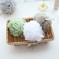 thumbnail image 5 of 4pcs Bath Sponge Shower Loofahs 60g Mesh Pouf Bath Scrunchies Body Wash Puff, 5 of 6