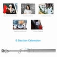 thumbnail image 1 of Telescopic Flag Pole, Extendable Handheld Flagpole Collapsible Stainless Steel Telescopic Pole for Parades Stadium Events Tailgate Parties, 1 of 7