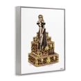 thumbnail image 2 of Stupell Industries Contemporary Fancy Gown & Suitcases Gray Framed Giclee Art, 24 x 30, by Ziwei Li, 2 of 7