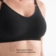 thumbnail image 4 of Sujetador inalámbrico sin costuras Bra KNIX Good to Go negro 36D, 4 of 5