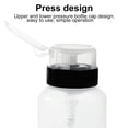 thumbnail image 6 of Ludlz Empty Lockable Pump Dispenser Bottle for Nail Polish and Makeup Remover 200ml Plastic Nail UV Gel Polish Removal Water Empty Press Dispenser Bottle, 6 of 7