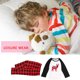 thumbnail image 5 of sweethay Navidad familia pijamas traje manga larga Top pantalones ropa ropa de dormir hombres conjuntos de ropa  Niños: 5-6 años sweethay AP000317-04, 5 of 8