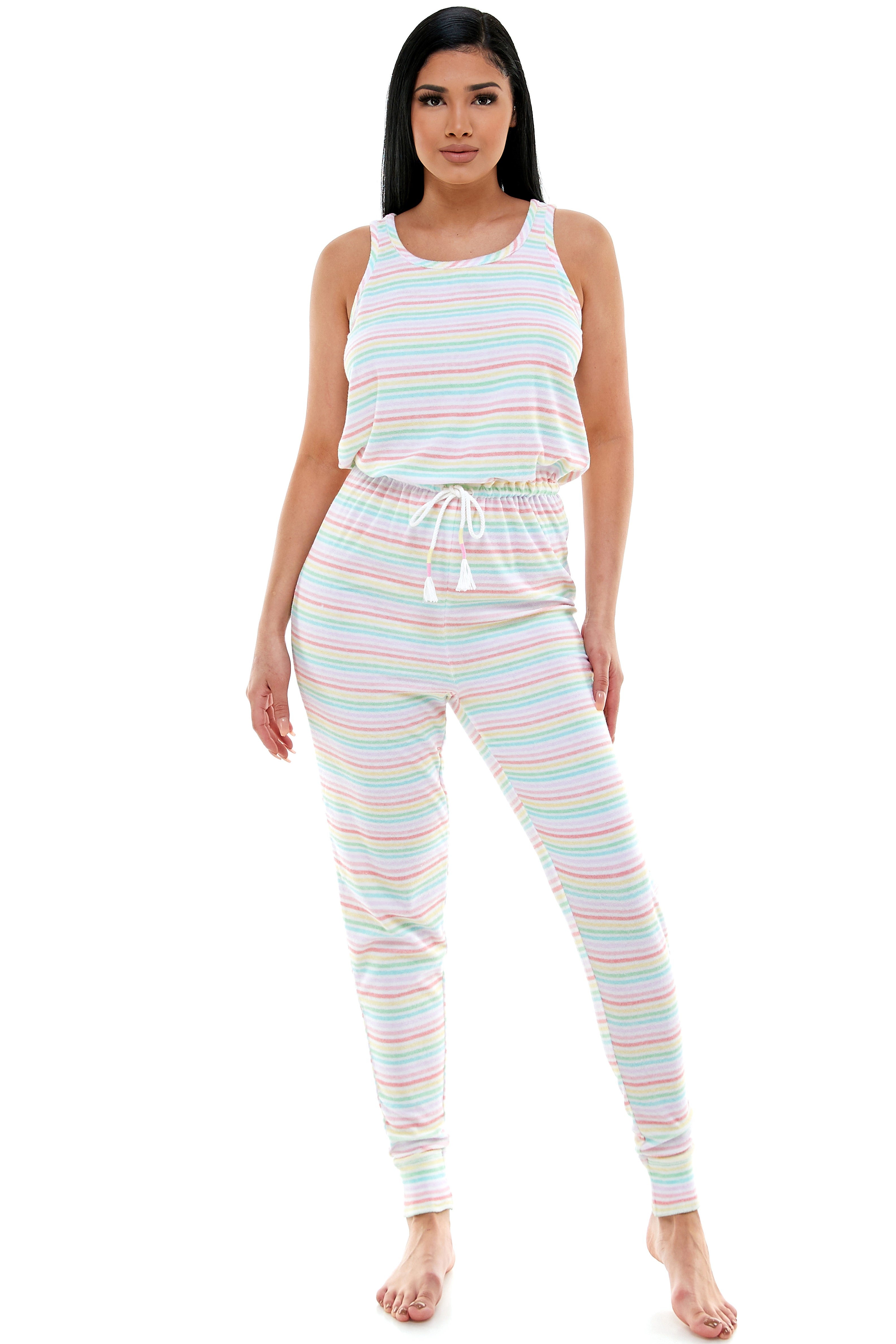 SMOCKED ROMPER - TERRY