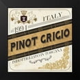 thumbnail image 2 of Pela Studio 15x15 Black Modern Framed Museum Art Print Titled - Wine Labels IV, 2 of 5