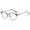 Black, variant on Retro Round Metal Eyeglass Frames for Square Faces, Full Frame Fashion Eyewear with a Classic Style
