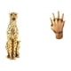 thumbnail image 1 of Escultura De Mano De Guepardo Dorado, Figura De Animal, Centro De Mesa, Adorno Decorativo, Estante Para Amantes De Las Almas Gemelas, Decoración Para El Hogar, Dormitorio, Oficina, 1 of 8