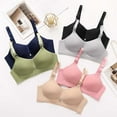 thumbnail image 4 of Woman Sports Bras Thin And Comfortable Fixed Cup Bra Without Rims Gathers Breathable Underwear Daily Bra., 4 of 6