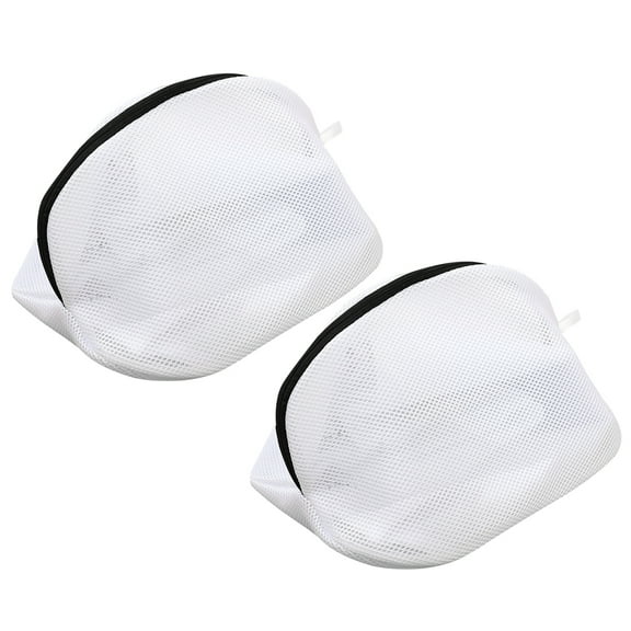 WORGEOUS 2 Pcs Shoe Goo Laundry Bag Shoes Wash Bag Travel 40.00X24.00X13.00CM White