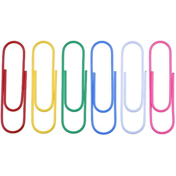 Drema 4-Inch Large Paper Clips,30pcs Jumbo Paper Clips Vinyl Coated Giant Paper Clips for Files(10CM Multicolor)