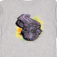 thumbnail image 4 of Inktastic Colorful Lurking Gator Boys or Girls Long Sleeve Toddler T-Shirt, 4 of 5