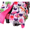 thumbnail image 5 of Baby Minky Velboa Carseat Canopy Carrier Cover (Safari / Hot Pink), 5 of 7
