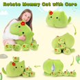 thumbnail image 3 of Peluche Auspicious Beginning Cactus Cat Family con 4 gatitos, 3 of 8