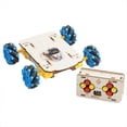 thumbnail image 3 of DIY Wooden Remote Control Car Science Experiment Physical Model DIY Remote Control MCNA Mother-Wheel Car for Kids Gifts, 3 of 5