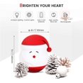 thumbnail image 4 of Luz nocturna de Papá Noel para niños, bonita lámpara de Navidad, regalo, protección ocular de silicona, lámpara de noche portátil para mesita de noche para dormitorio JAMW Sencillez, 4 of 5