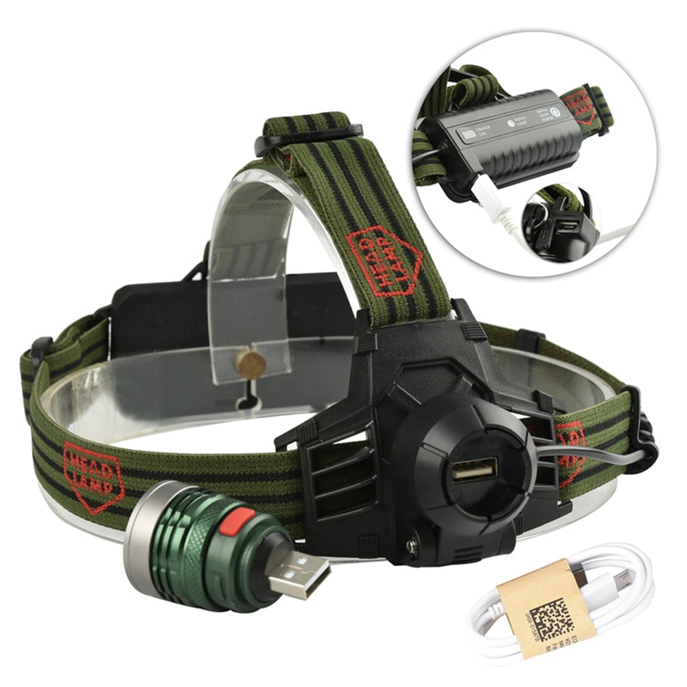 High Brightness Long Shot Headlamp for Outdoor Activity Hunting Fishing