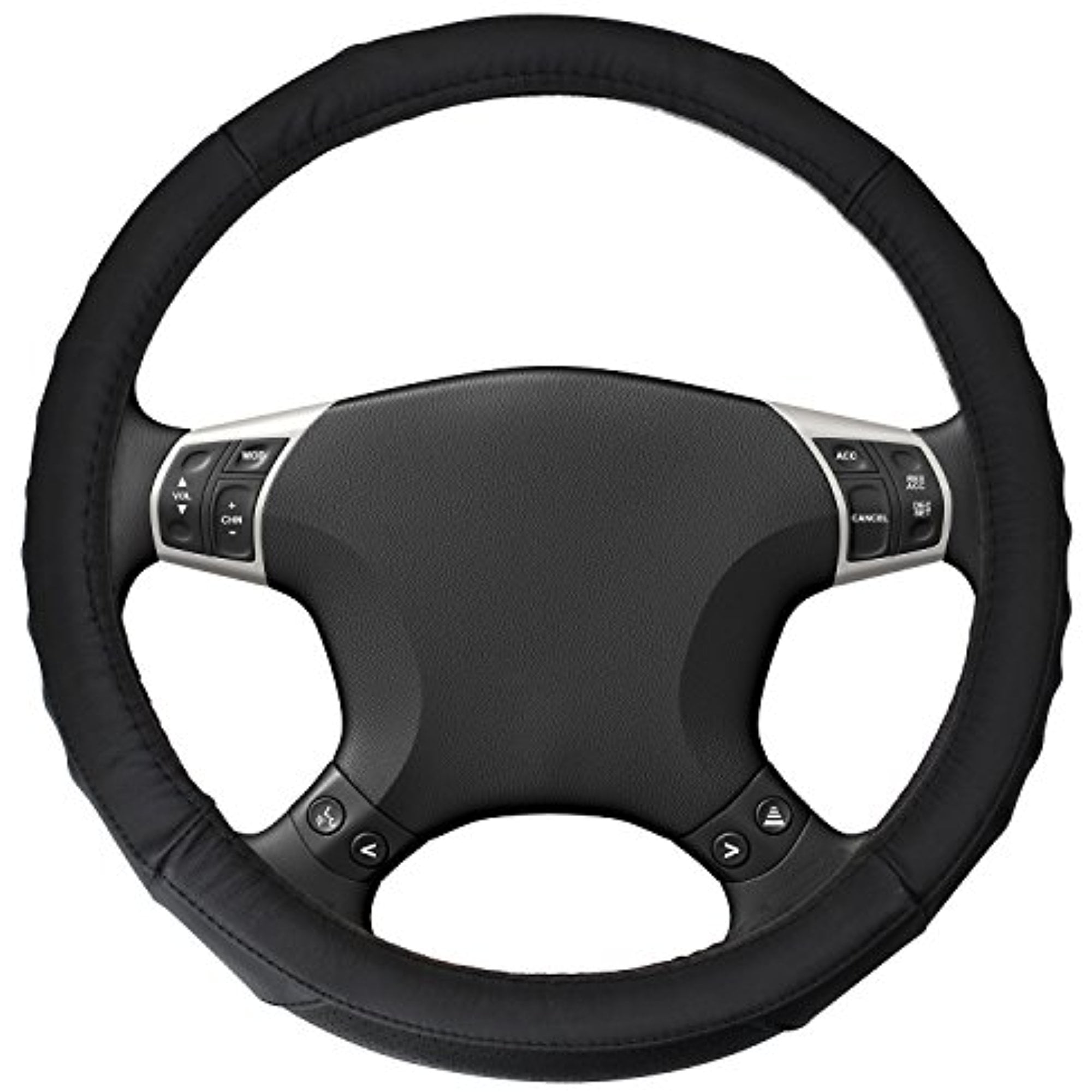 15 Inch Steering Wheel Cover Genuine Leather Covers by bogo Brands