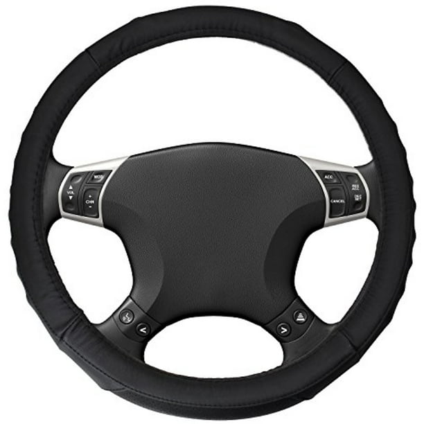 15 Inch Steering Wheel Cover Genuine Leather Covers by bogo Brands
