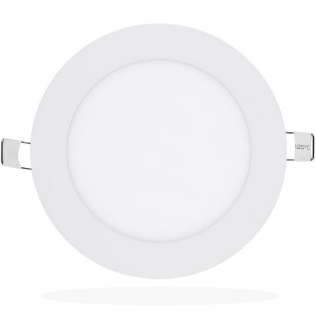 - LEEKI 9W Recessed Down Light Ceiling Light - Cool White 5000K (65W Equivalent) - Ultra Slim Design - 6