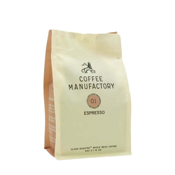 01 ESPRESSO - Roasted by Coffee Manufactory - Freshly Ground Coffee - 12oz Bag