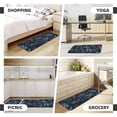 thumbnail image 6 of Yiaed Navy Blue Geometric Kitchen Rugs Sets of 2 Kitchen Mats Cushioned Anti Fatigue Kitchen Rug Tapetes Para Cocina for Sink,Laundry Room, 6 of 6