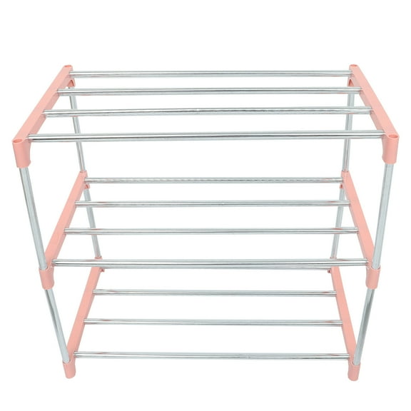 Shoe Storage Organizer Household Rack for Closet Child Pink