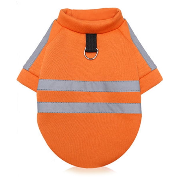Ropa reflectante para perros Jersey para perros Ropa para mascotas con orificio para correa
