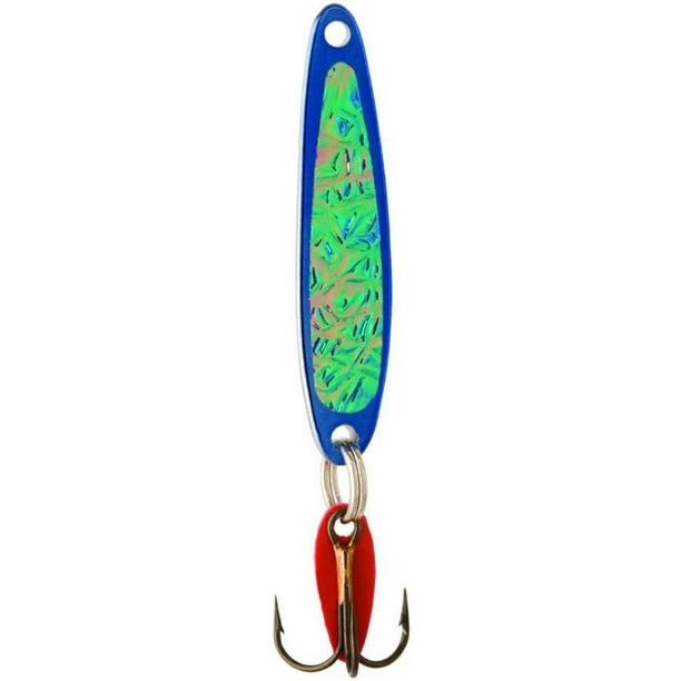 Bay de Noc Swedish Pimple Universal Jigging Lure, Blue Ice, 1/5 Ounce