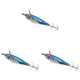 thumbnail image 1 of Señuelo Pesca Luminoso Anzuelos Calamar Anzuelo Artificial Cebos Jigging () Azul, 1 of 4