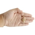 thumbnail image 6 of 10K Yellow Gold Diamond Milgrain Designer Cross Pendant 1.6" Mens Charm 0.40 CT., 6 of 6