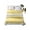 Multicolor, variant on Yellow Nordic Style Stripes Twim XL Size Flat Sheet, Wrinkleproof & Fadeproof Cooling Flat Bed Sheet Only, Yellow Gray Texture Breathable Soft Bedding Top Sheets 66 x 102 Inches