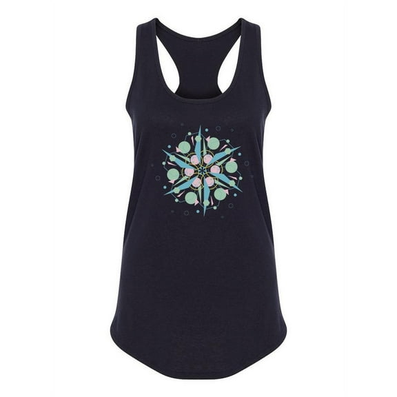 Colorful Ornament With Mandala Tank Women -Image by Shutterstock, Female Small