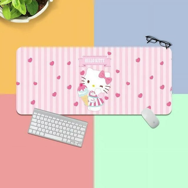 Large Sizes Sanrio Hello Kitty Diy Custom Mouse Pad Mat Anime Gaming for Cs Go Mousepad Game Customized Personalized Mouse Pad