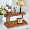 thumbnail image 6 of FashionCha Desktop Organizer 3 Tier Office Desk Shelves for Bathroom Office Living Room dark brown, 6 of 9