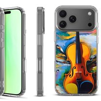 For iPhone 17 Pro Shockproof Protective Phone Case, by OneToughShield - Violin