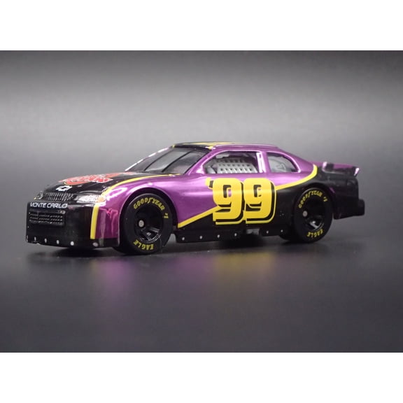 Open Box 1999 CHEVY CHEVROLET MONTE CARLO 99 CHROME NASCAR 1:64 SCALE DIECAST MODEL CAR